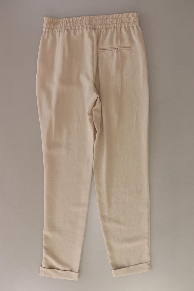 Zara Stoffhose Gr. XS creme aus Polyester