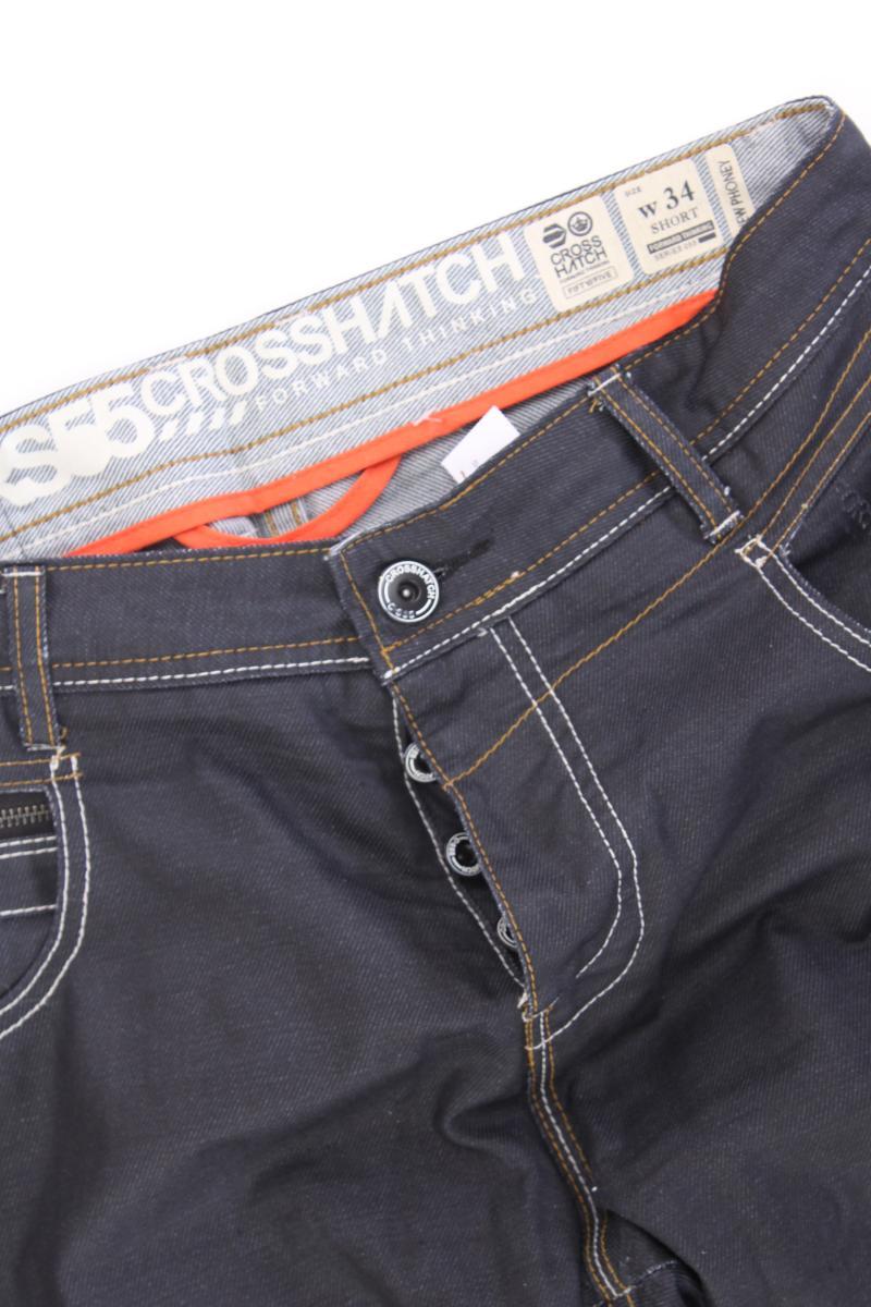 Cross Hatch Slim Jeans für Herren Gr. W34 Modell New Phoney grau aus Baumwolle