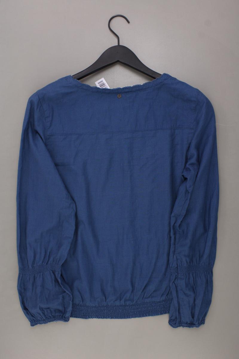 edc by Esprit Langarmbluse Gr. M blau aus Baumwolle