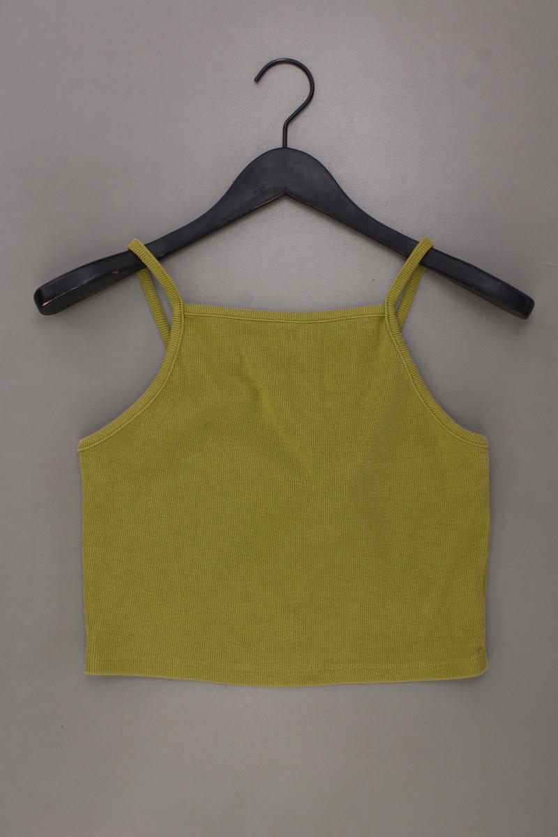 forever 21 Crop Top Gr. L grün aus Baumwolle