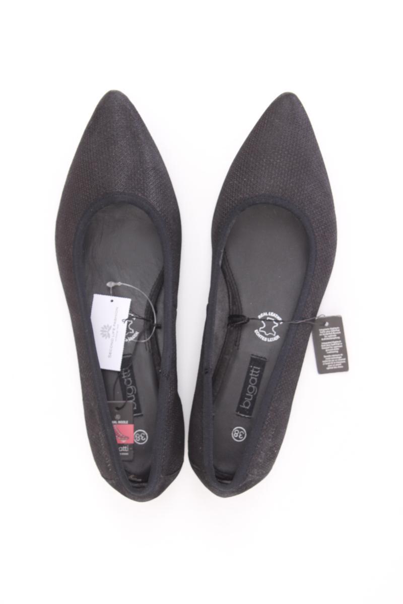 Bugatti Ballerinas Gr. 38 neu mit Etikett schwarz aus Leder