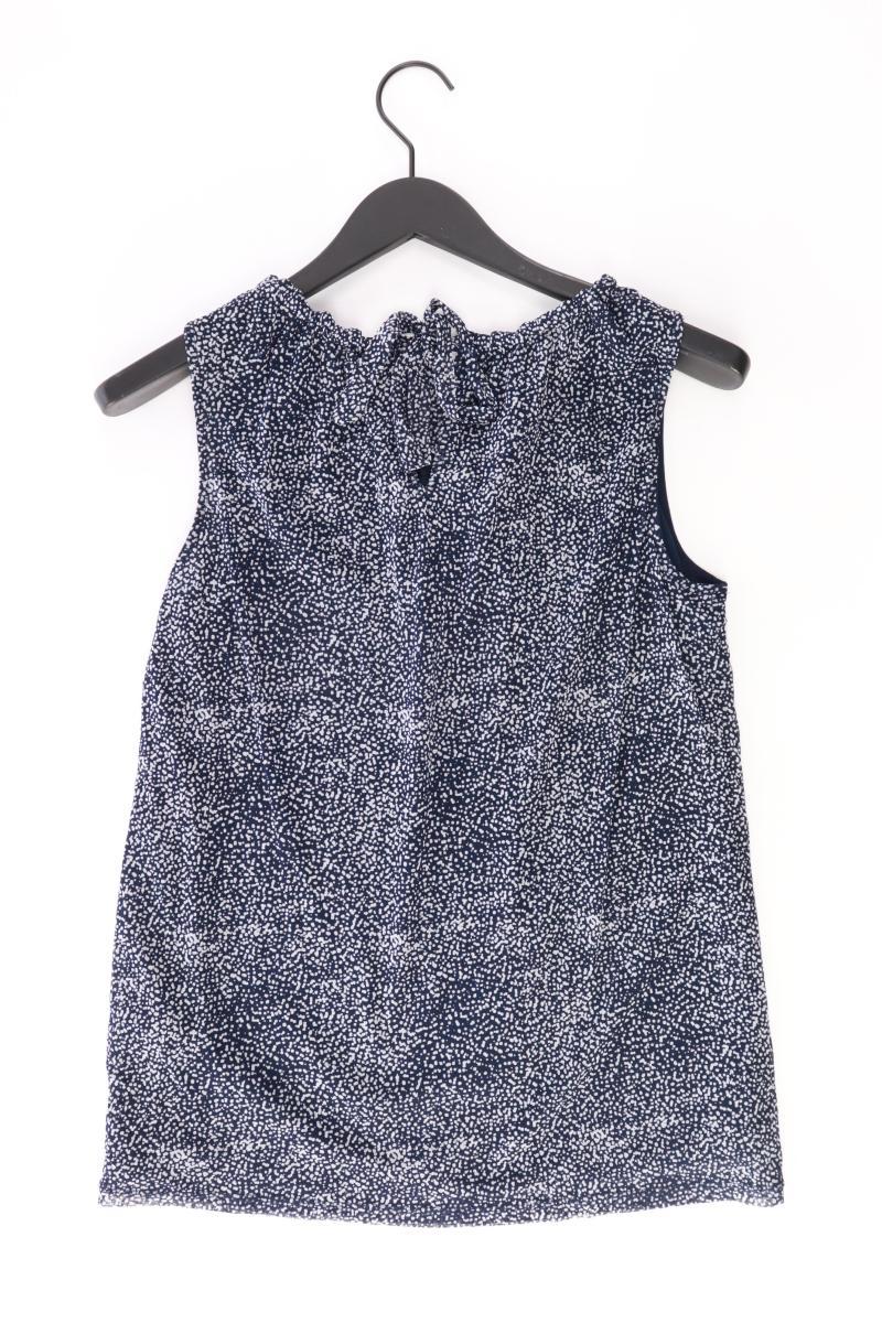 s.Oliver Ärmellose Bluse Gr. 40 blau aus Polyester