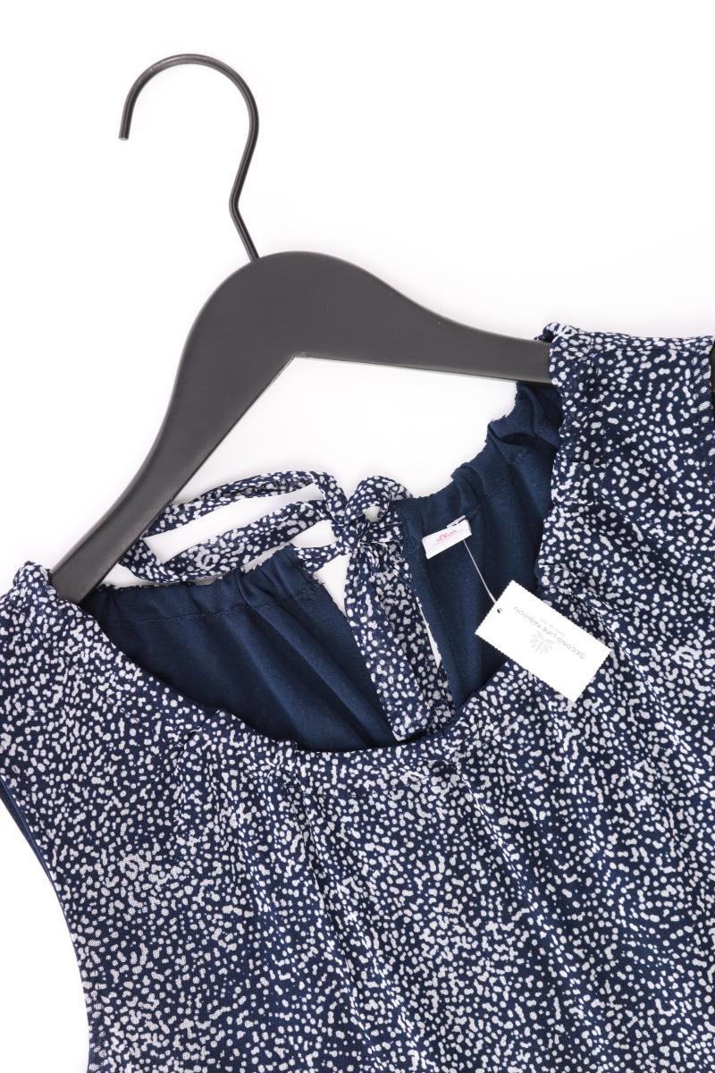 s.Oliver Ärmellose Bluse Gr. 40 blau aus Polyester