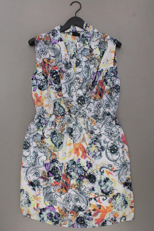 Flame Sommerkleid Gr. 42 Ärmellos mehrfarbig aus Polyester