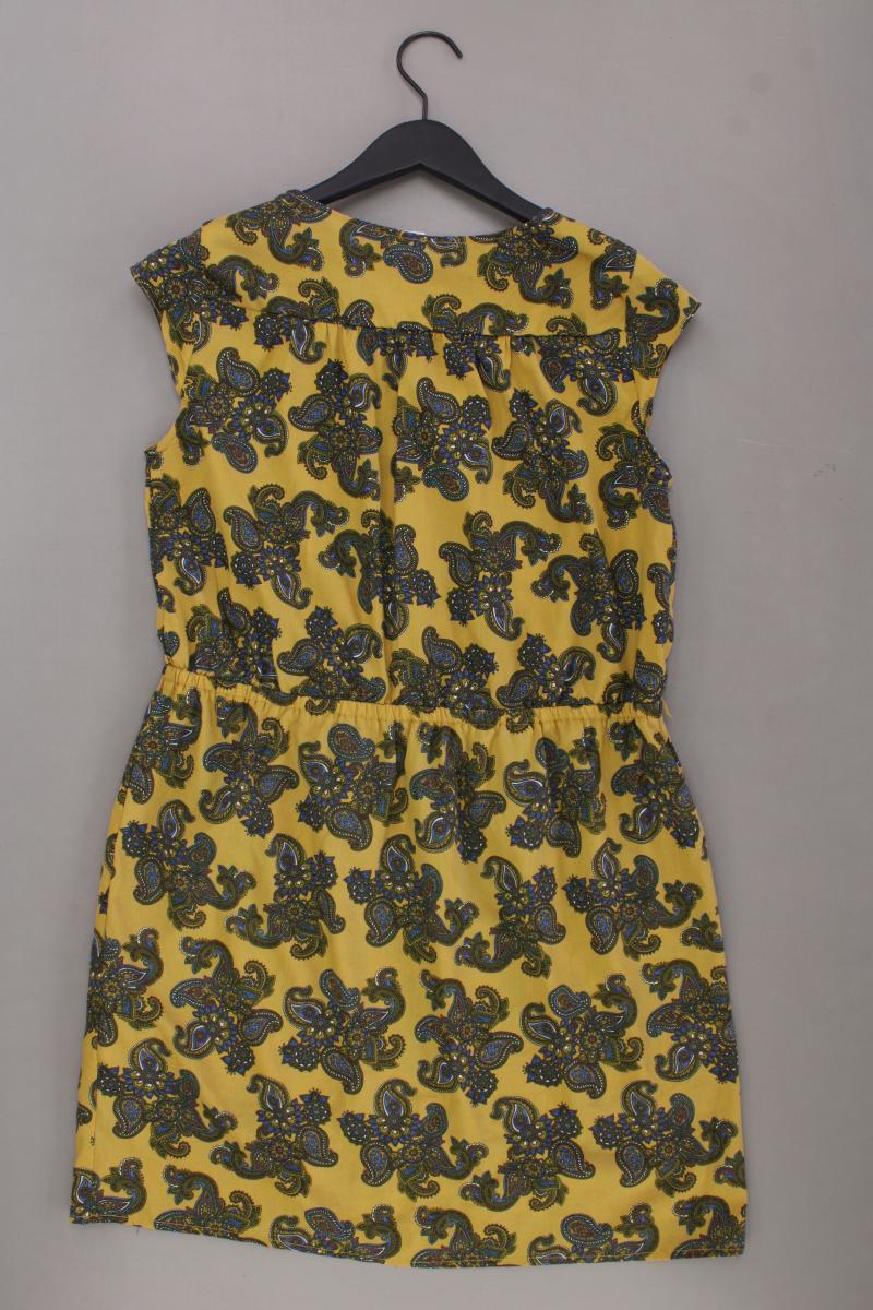 Sfera Kurzarmkleid Gr. S mit Paisleymuster gelb aus Polyester