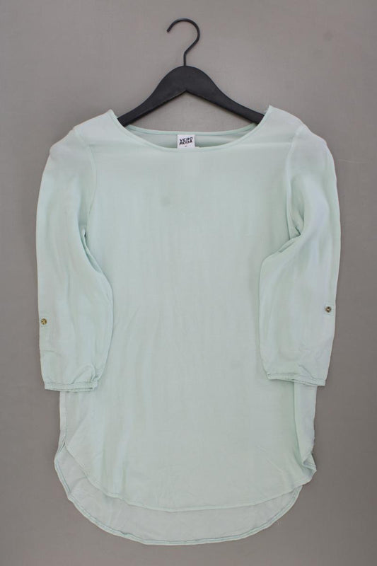 Vero Moda Classic Bluse Gr. XS 3/4 Ärmel blau aus Viskose