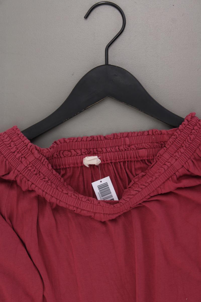 Esprit Classic Shirt Gr. L 3/4 Ärmel mit Carmen-Ausschnitt rot aus Viskose