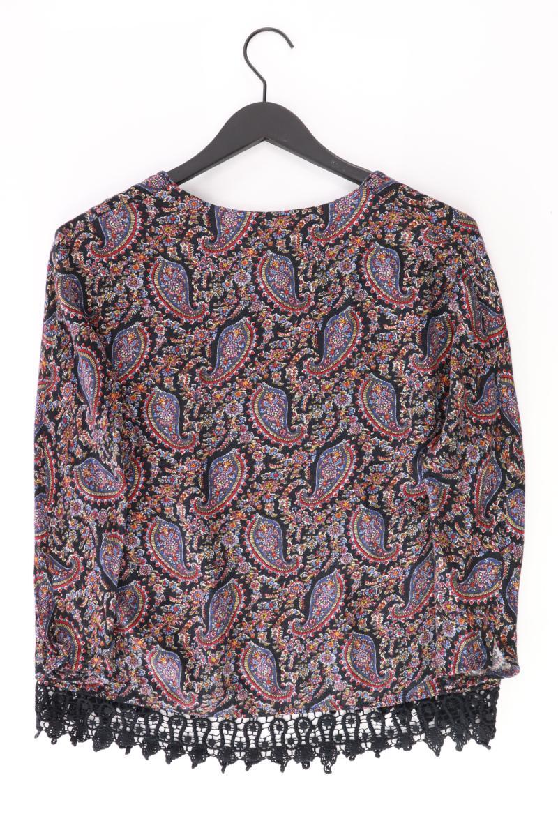 Bershka Regular Cardigan Gr. S mit Paisleymuster 3/4 Ärmel schwarz