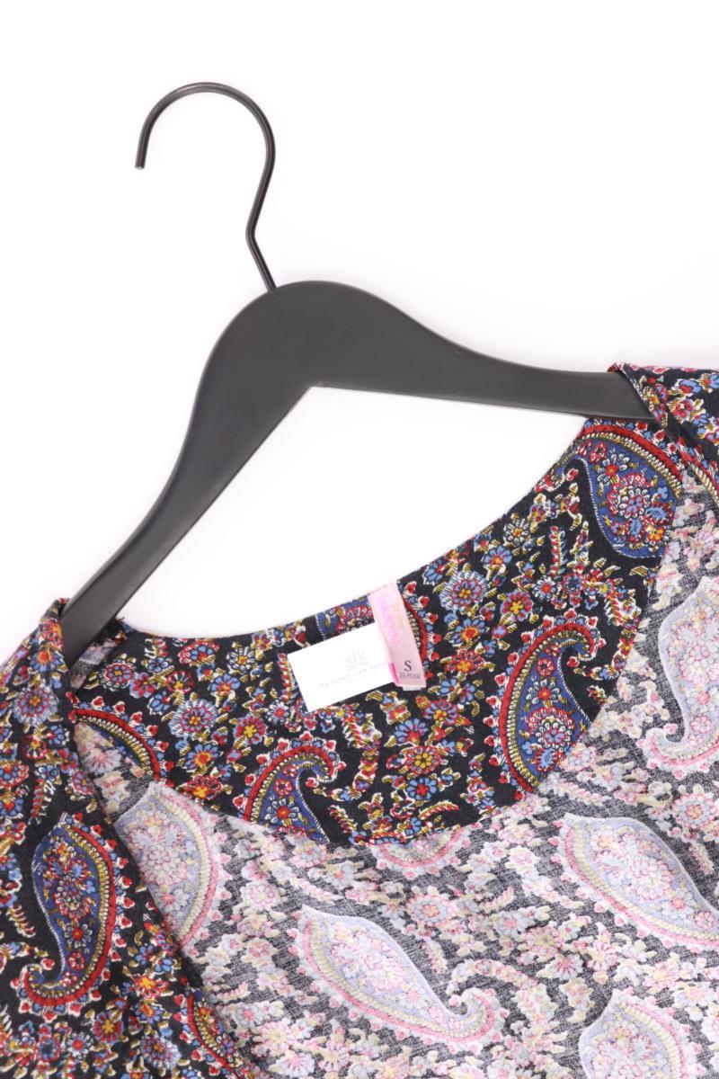 Bershka Regular Cardigan Gr. S mit Paisleymuster 3/4 Ärmel schwarz