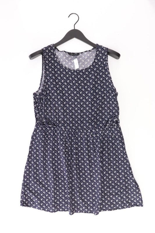 New Look Midikleid Gr. UK 16 (L) Ärmellos blau