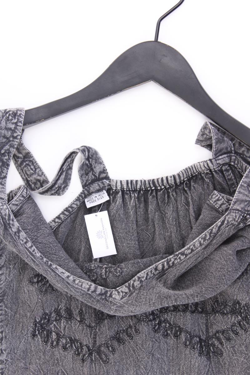 Trägerkleid Gr. OneSize grau aus Viskose