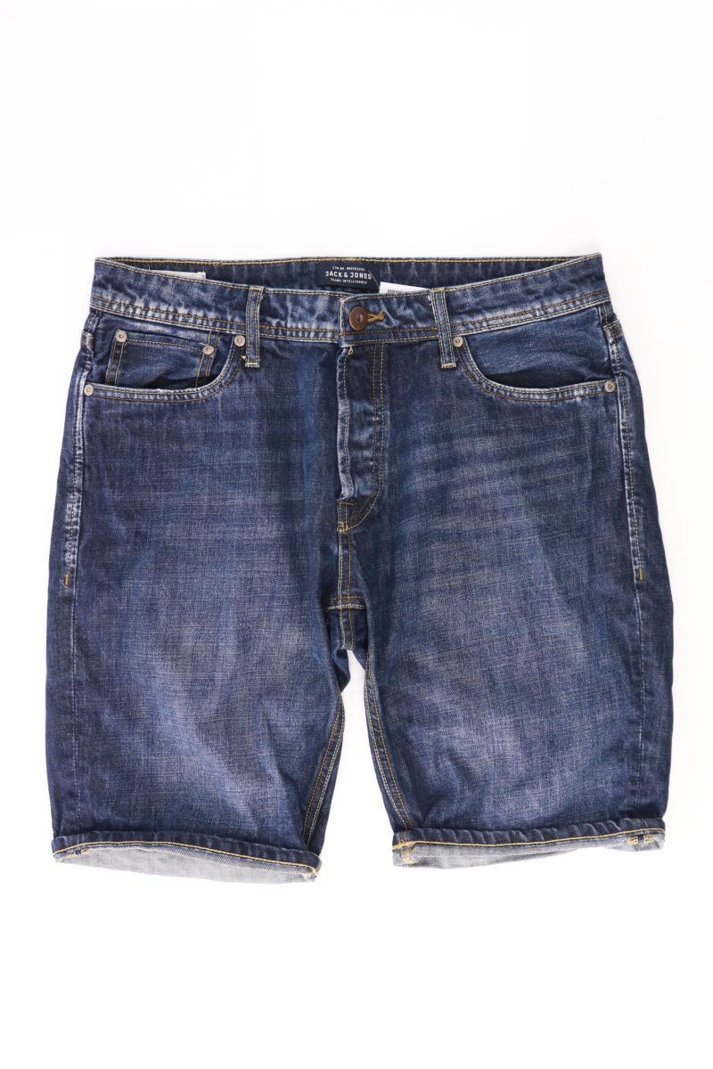 Jack & Jones Jeansshorts für Herren Gr. M blau aus Baumwolle