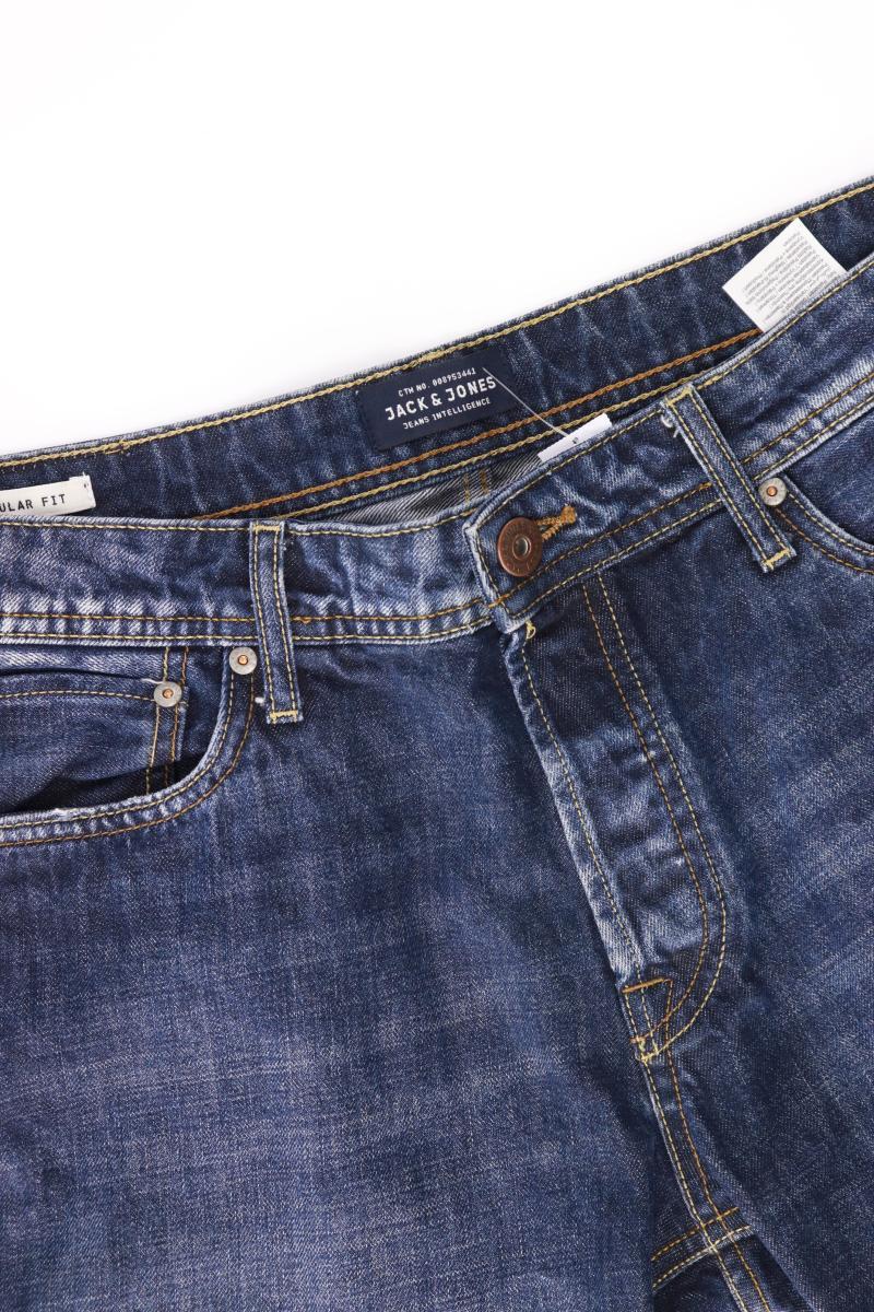 Jack & Jones Jeansshorts für Herren Gr. M blau aus Baumwolle