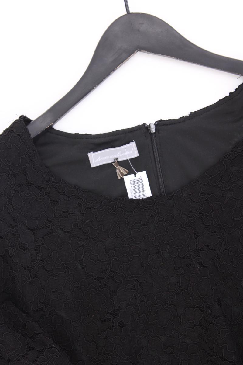 Dresses Unlimited Spitzenkleid Gr. 42 3/4 Ärmel schwarz