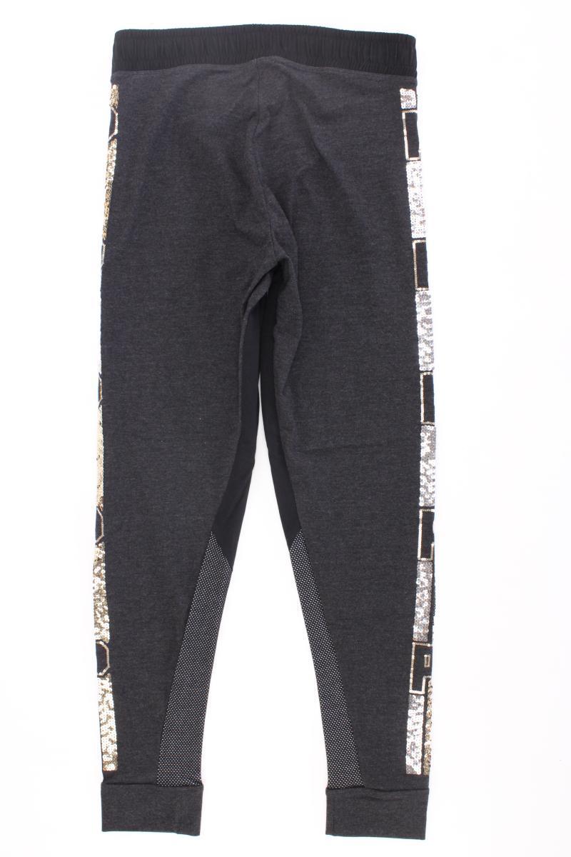 Victoria's Secret Jogginghose Gr. L mit Pailletten grau aus Baumwolle