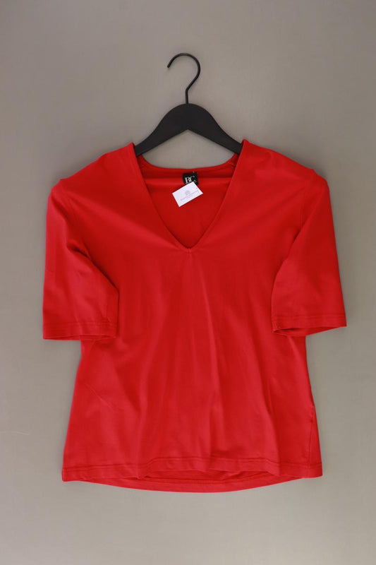 Best Connections Shirt mit V-Ausschnitt Gr. 42 Kurzarm rot aus Polyester