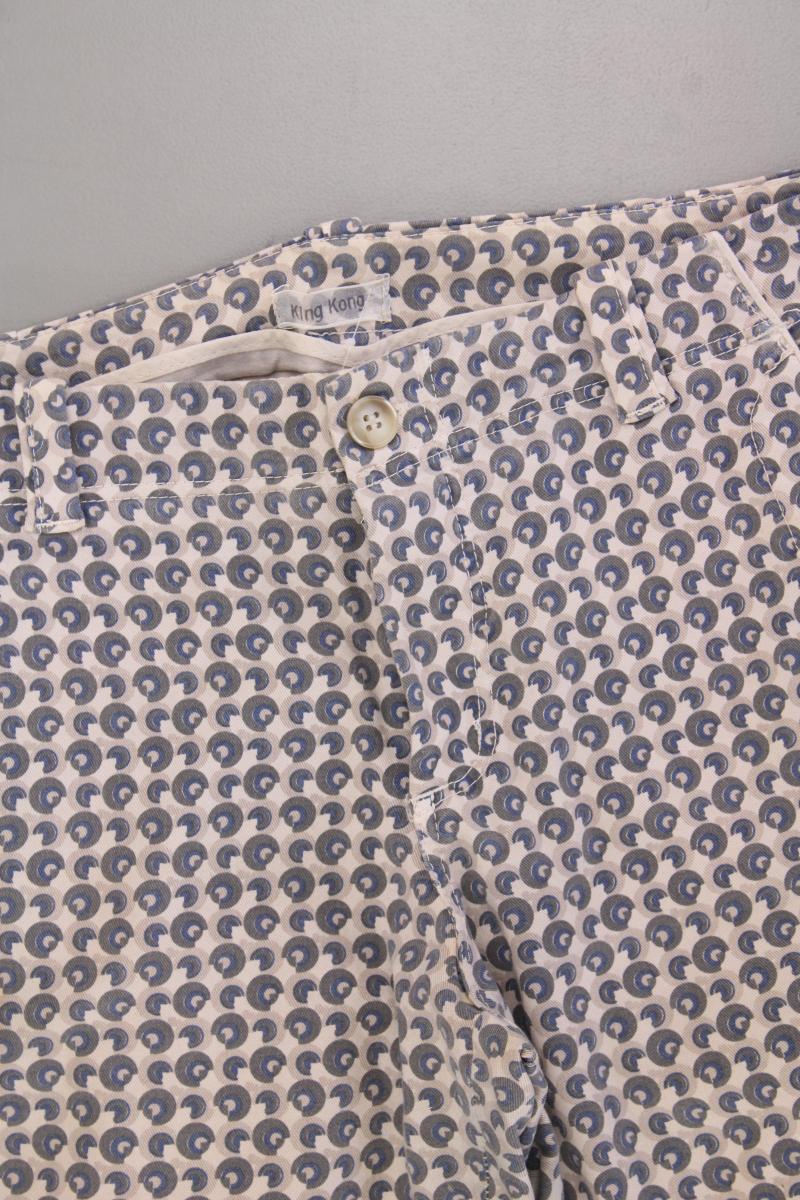 King Kong Hose Gr. IT 44 (M) geometrisches Muster braun aus Baumwolle