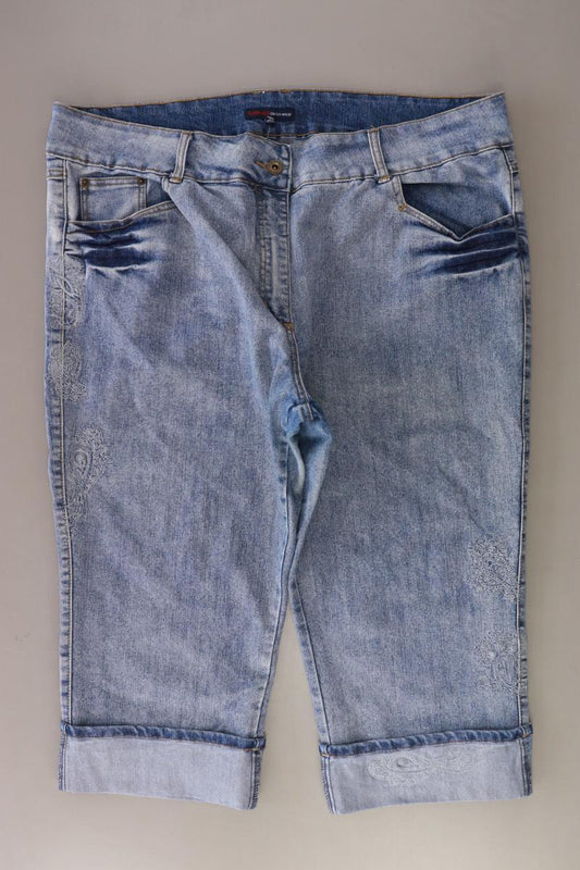 7/8 Jeans Gr. 52/54 blau aus Baumwolle