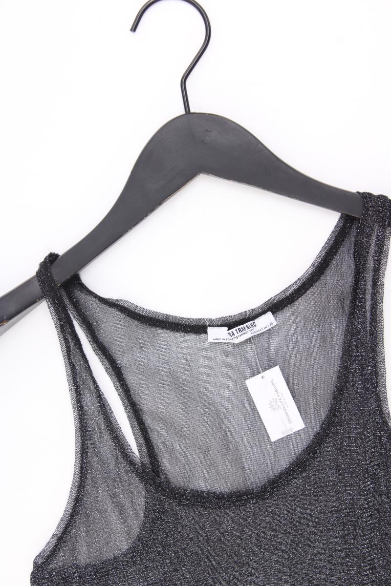 TRF Zara Trägertop Gr. S mit Glitzer silber