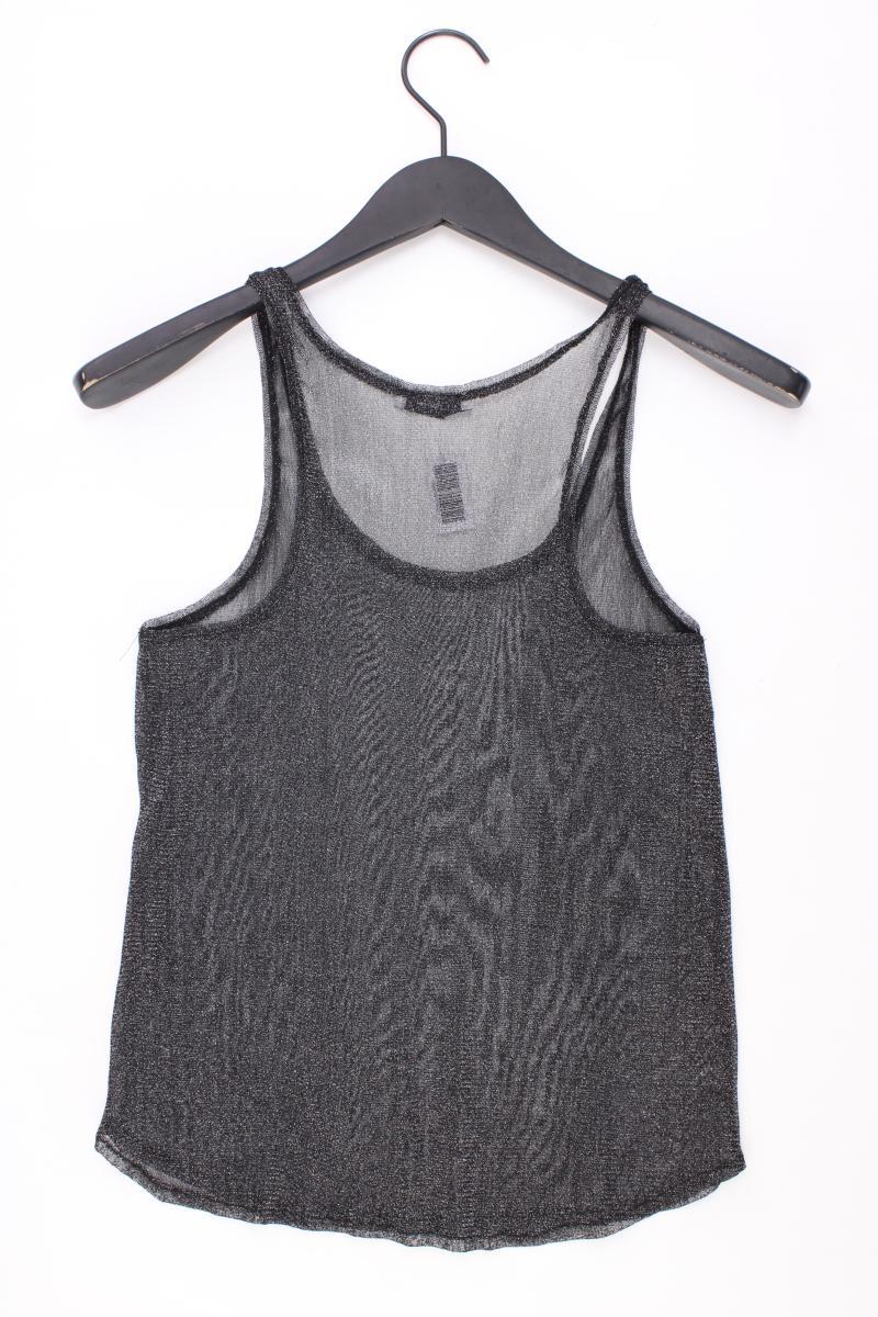 TRF Zara Trägertop Gr. S mit Glitzer silber