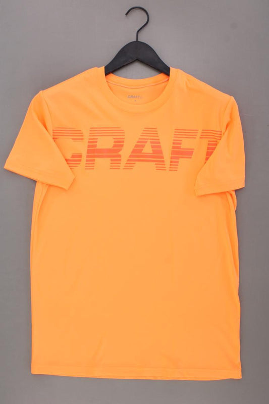Craft Neon orangenes Sportshirt für Herren Gr. M Kurzarm