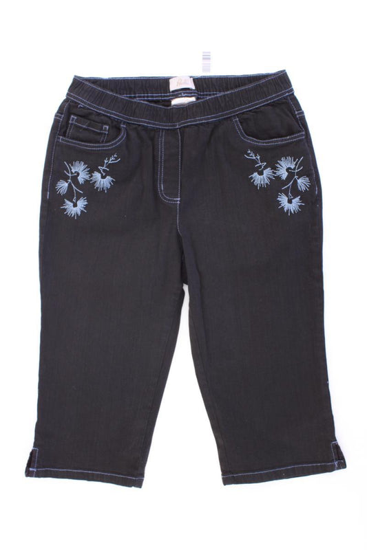 Paola Straight Jeans Gr. Kurzgröße 20 schwarz aus Baumwolle