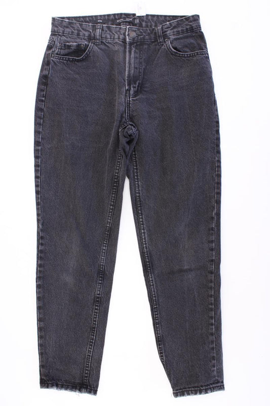 Bershka Mom Jeans Gr. 38 grau aus Baumwolle