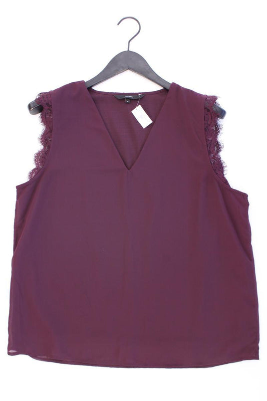 Vero Moda Chiffonbluse Gr. XL Kurzarm lila aus Polyester