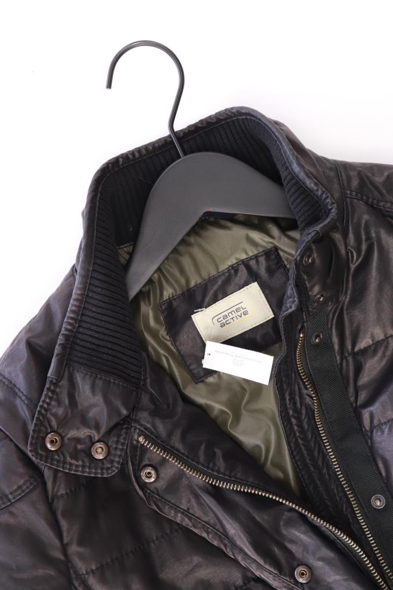 camel active Lange Jacke Gr. 38 schwarz aus Baumwolle