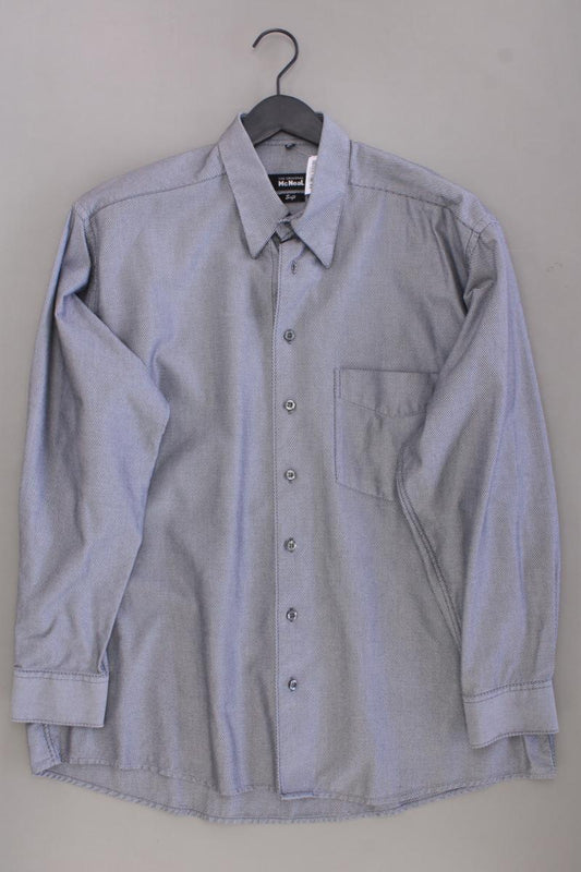 McNeal Langarmhemd für Herren Gr. Hemdgröße 43 gestreift grau