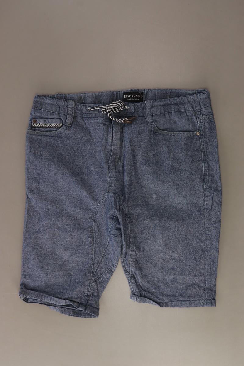 Eight2Nine Shorts für Herren Gr. W31 blau aus Baumwolle