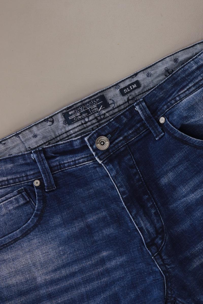 Cross Hatch Straight Jeans für Herren Gr. W34/L34 blau aus Baumwolle