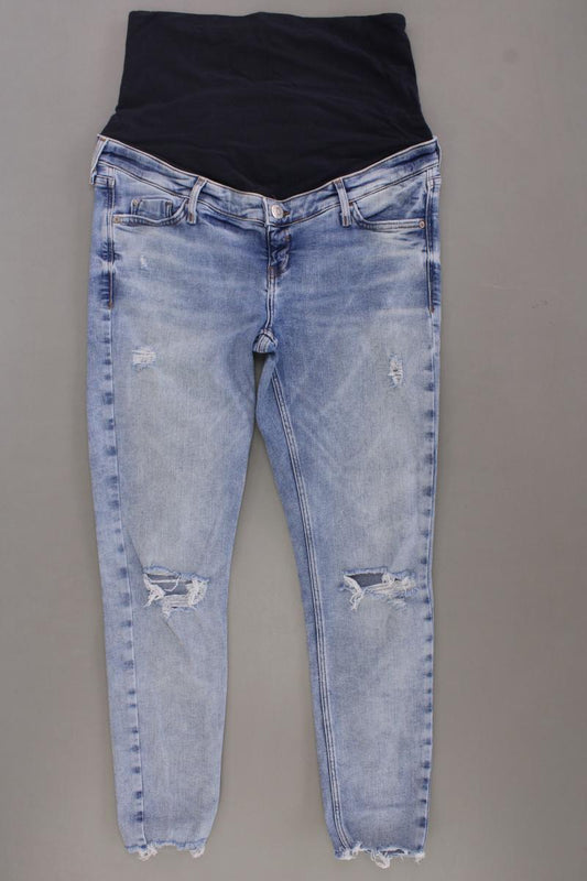 River Island Umstands Jeans Gr. 40 blau aus Baumwolle