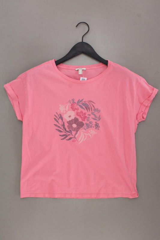 Esprit Printshirt Gr. S Kurzarm pink