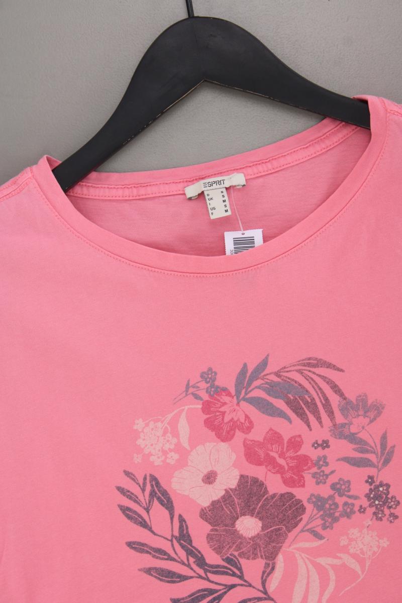 Esprit Printshirt Gr. S Kurzarm pink