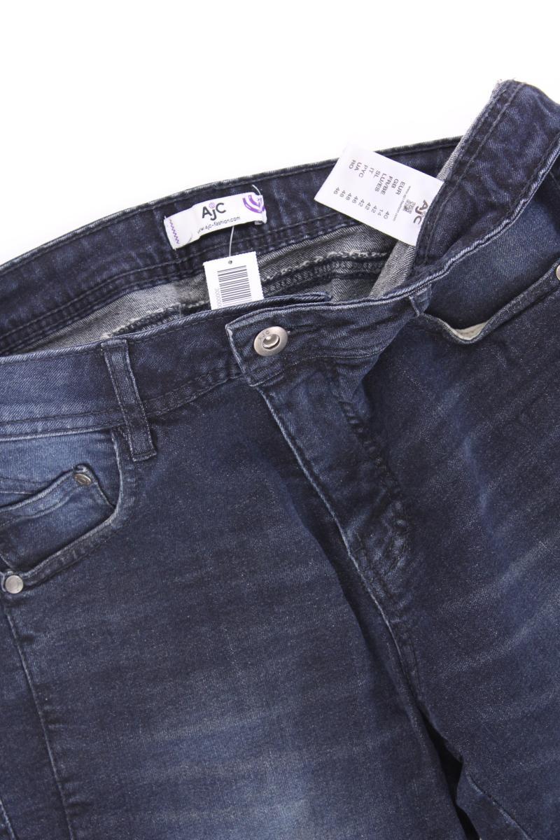 AJC Fashion Skinny Jeans Gr. 40 blau aus Baumwolle