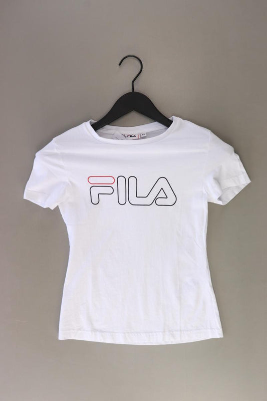 FILA Printshirt Gr. XS Kurzarm weiß aus Baumwolle
