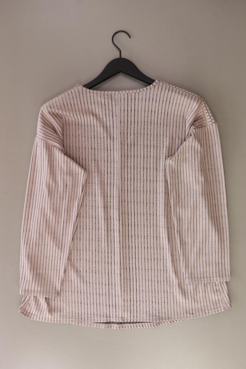 MISSGUIDED Maternity Shirt Gr. 44 gestreift Langarm grau aus Polyester