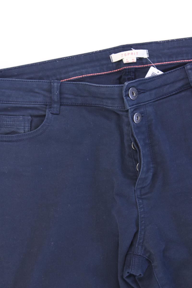Esprit Five-Pocket-Hose Gr. 42 blau aus Baumwolle