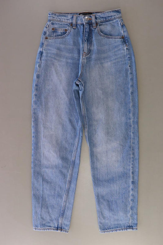 Asos Mom Jeans Gr. W23/L26 blau aus Baumwolle