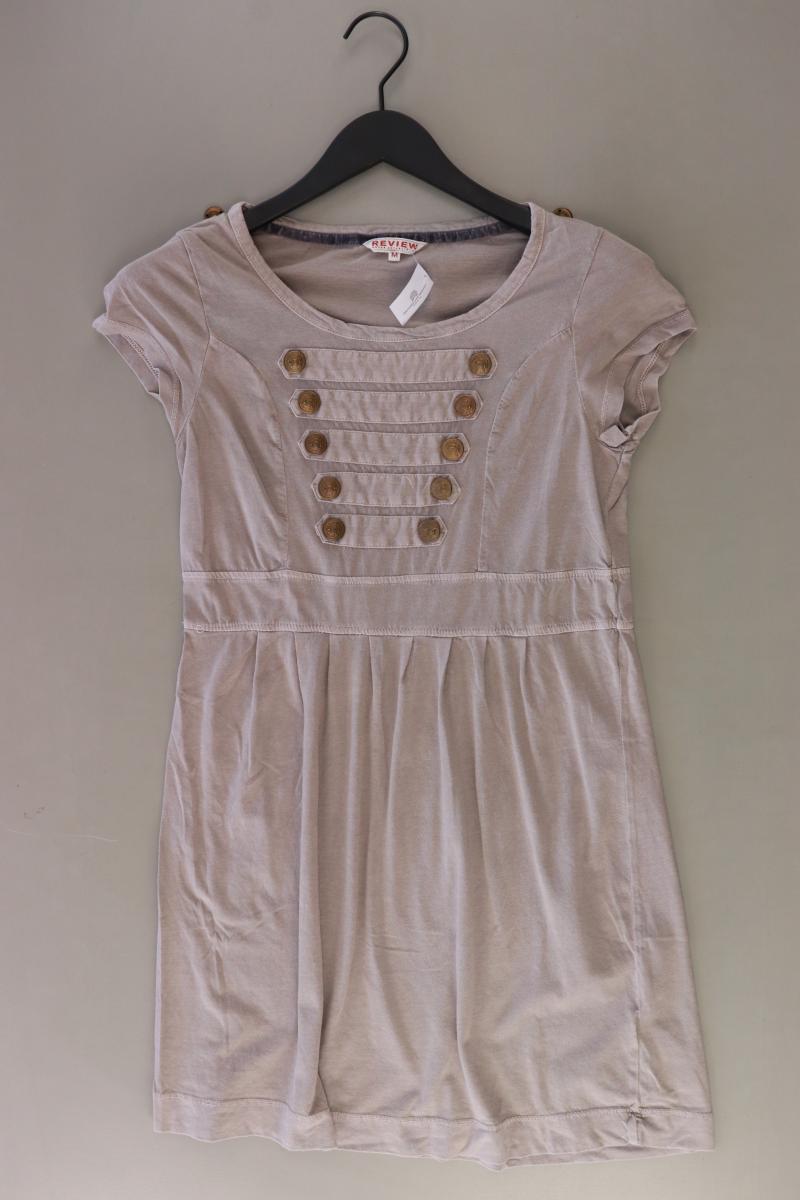 Review Kurzarmkleid Gr. M grau aus Baumwolle