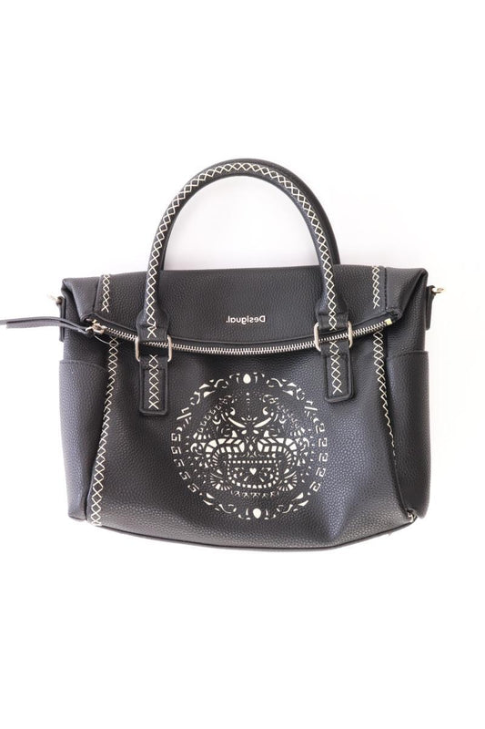 Desigual Henkeltasche neuwertig schwarz aus Kunstleder