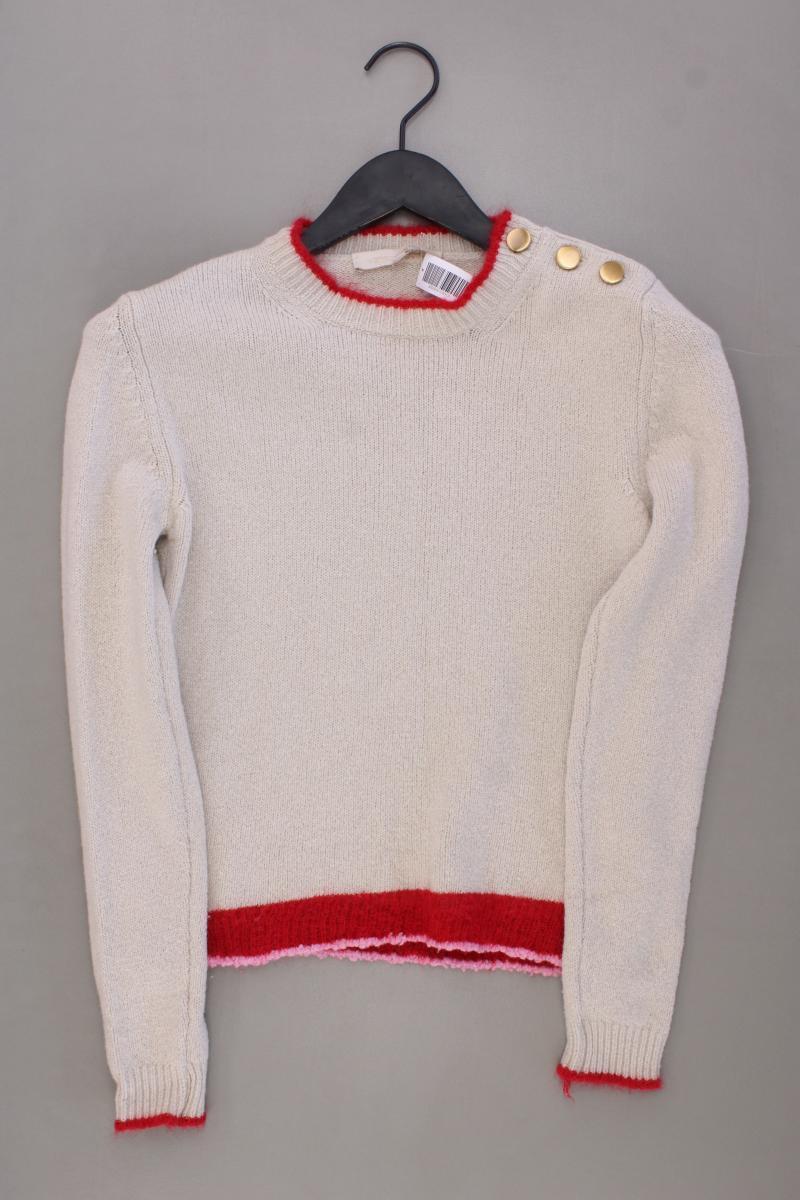 vanessabruno Grobstrickpullover Gr. S creme aus Polyamid