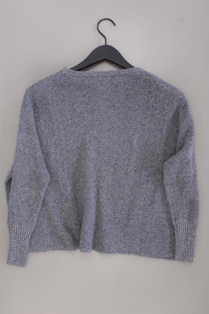 Pull&Bear Feinstrickpullover Gr. S grau aus Baumwolle