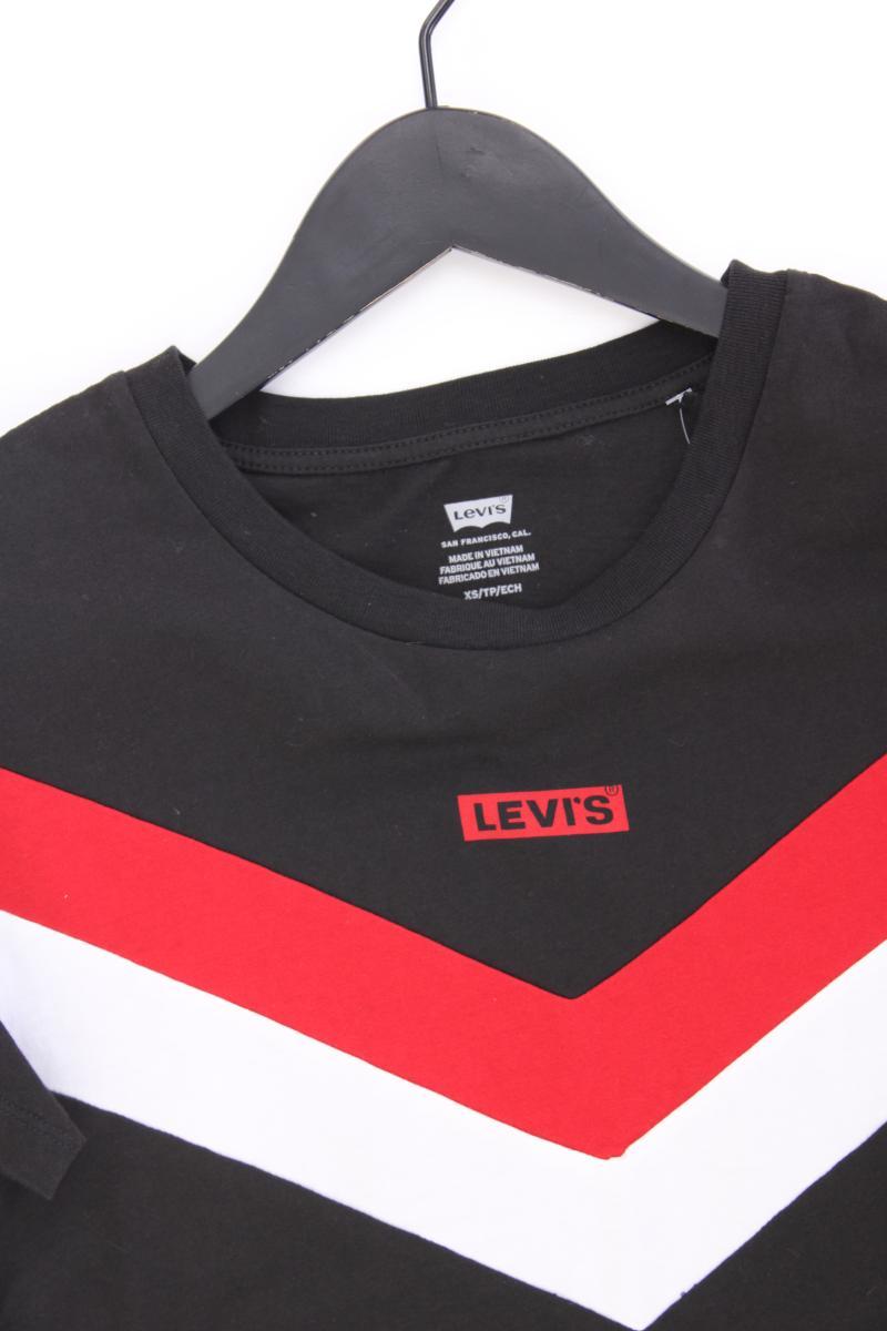Levi's T-Shirt Gr. XS Kurzarm schwarz aus Baumwolle