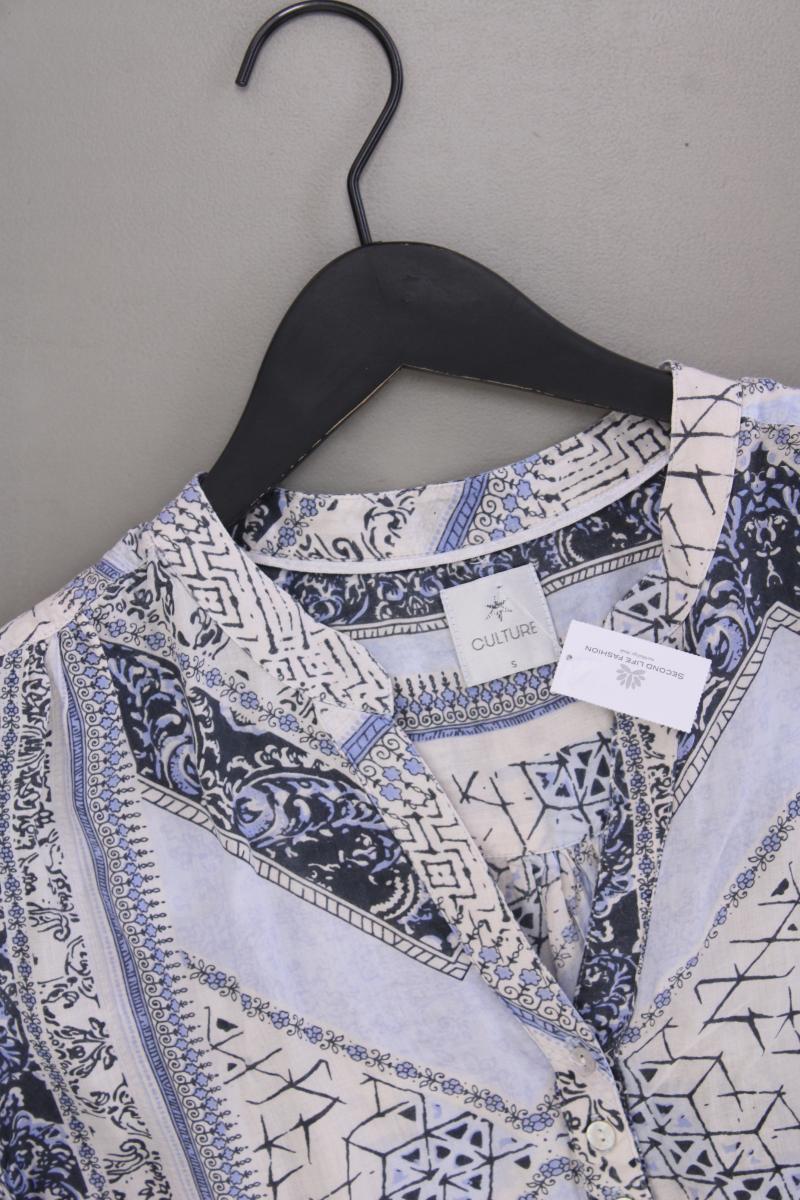 Culture Langarmbluse Gr. S blau