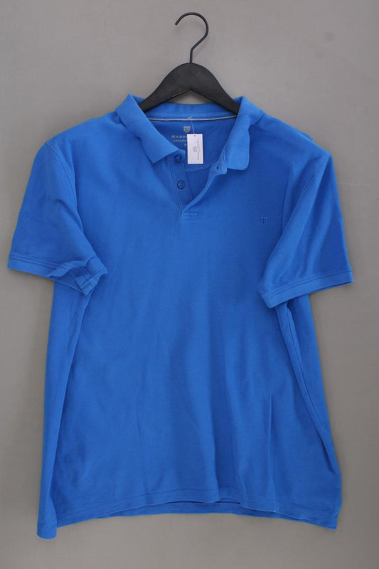 Basefield Poloshirt für Herren Gr. XL Kurzarm blau aus Baumwolle