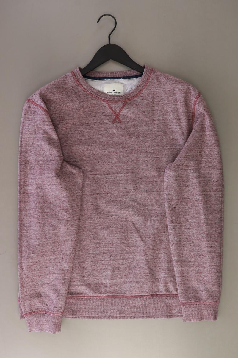 Tom Tailor Langarmpullover für Herren Gr. XXL lila aus Baumwolle