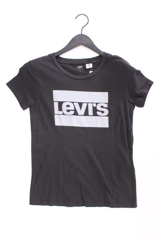 Levi's Printshirt Gr. XS neuwertig Kurzarm grau aus Baumwolle
