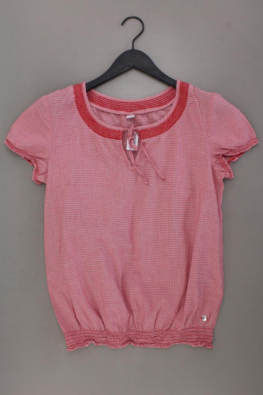 s.Oliver Karobluse Gr. 38 kariert Kurzarm rot